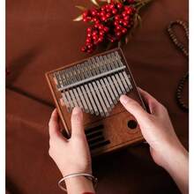Thumb Piano 17 Tone Kalimba Kalimba Beginner's Introduction Thumb Piano Portable Instrument Finger Piano Instrumentos Musicales - 彩色 - 查看 3