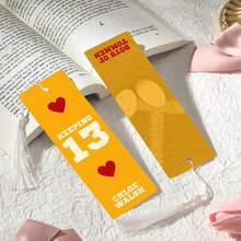 2pcs PET Printed Bookmarks, Exquisite And Beautiful Patterns, Durable And Elegant, Unique Design Suitable For Daily Use Or Collection. The Best Gift For Back To School Season, Whether For Personal Use Or Gifting To Family And Friends, It Is A Unique And Practical Gift Choice, Adding Atmosphere And Fun To Reading Time (Random Color Tassels) - 2PCS - View 1