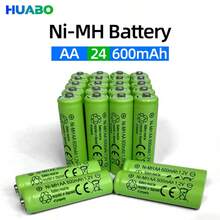 Bộ 12/24 viên pin sạc AA Nickel-Metal Hydride (NiMH) 1.2V, thích hợp cho đèn sân vườn, đèn chiếu sáng bãi cỏ, đèn pin, đồ chơi, máy nghe nhạc MP3, chuột không dây, bàn phím không dây, máy cạo râu điện, điều khiển từ xa, bàn phím và chuột không dây, tay cầm chơi game, máy ảnh kỹ thuật số, đồ chơi, đèn LED, cân điện tử, đồng hồ báo thức và nhiều thiết bị thông dụng khác. Có thể sạc lại hàng trăm lần. - Xem 1