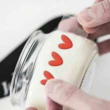 5.08cm Customized Transparent Stickers, Transparent Stickers, Thank You Stickers, Transparent Wedding Stickers, Personalized Wedding Stickers, Glass, Photography - Multicolor - View 2