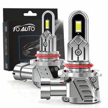 TOAUTO 2pcs H7 H4 H11 H1 9005 LED Car Headlight Bulbs Canbus High Power 3570 CSP Chip 100W 30000LM Turbo Fan Auto Lights Mini H7 LED Plug&Play For Cars - A - View 13