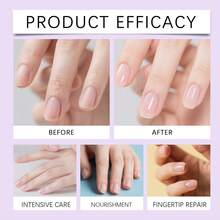 Nymixa 指甲护理笔，蕴含霍霍巴籽油和山茶花提取物，软化角质层，滋润指甲表面和边缘，修复干燥指甲，便捷旋转设计，方便日常美甲护理，打造自然光泽效果 - 1PC - 查看 2