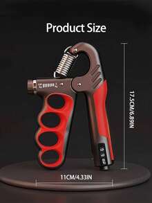 5-100kg Fortalecedor de agarre manual ajustable, ejercitador de muñeca, equipo de fitness para recuperación muscular y fortalecimiento de manos - Multicolor - Ver 3