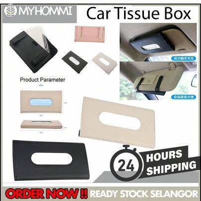 Car Tissue Box, Train Tissue Box With Napkin Clip Holder