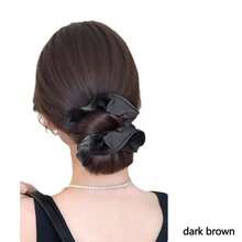 Hairpin Fake Hair Bun Clip-On Messy Bun Scrunchie Fluffy Chignon Natural Looking Hair Piece For Women - Multicolor - View 12