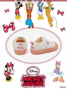 Disney Authorized Collaboration With  | A Pair Of  Children's Sneakers, Suitable For Daily, Festival, Sports, And Outdoor Wear. It Fits The Foot Comfortably, Is Anti-Slip, Wear-Resistant, And Breathable (Boys' Sneakers, Boys' Board Shoes, Children's Sneakers, Girls' Sneakers, Girls' Board Shoes) - Pink - View 3