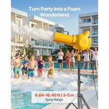 Foam Machine, Handheld Spray Foam Cannon Party Machine, Bubble Cannon With Fan & Triangular Structure, Dense Foams Maker For Gatherings, Backyard, Celebrations & Party, Continuous Foams Output - 9.84-16.40 Ft/3-5m Spray Range - View 2