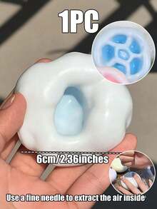 1/5/10个装新款减压麻糬捏捏乐玩具，造型塑形冰皮糯米球手指玩具，手工放松挤压球装饰 - 彩色 - 查看 10