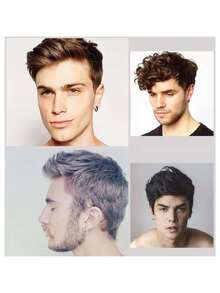 1 Đôi Khuyên Tai Vòng Tròn Kiểu Punk Unisex, Khuyên Tai Thép Không Gỉ Đa Năng - Bạc 1 - Xem 3