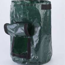 1pc Potato Planting Bag, Round Breathable Plant Gardening Vegetable Fruit Cultivation Container - Green - View 2