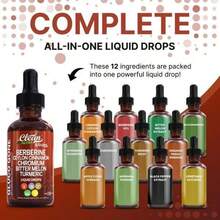 Ceylon Cinnamon,Stock UpChromium, Bitter Melon, Turmeric, Glucomannan,Gymnema & More For Natural Wellness LiquidDrop-Gluco Tone - 150ml - View 2