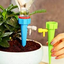 10 piezas Juego de riego automático para plantas, Dispositivo de riego automático, Dispositivo de auto-riego, Juego de riego automático, Dispositivo de riego por goteo para jardín, Sistema de control de riego por goteo, Dispositivo de riego automático ajustable para plantas y flores - multicolor - Ver 8