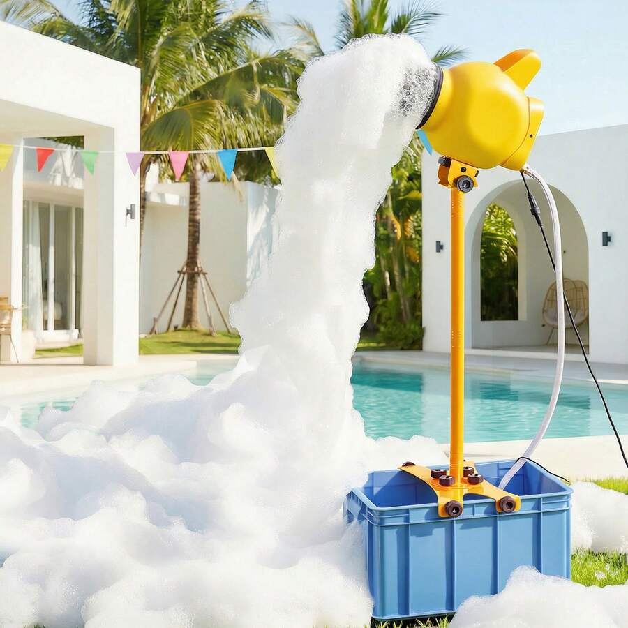 Foam Machine, Adjustable Angle Control Foam Cannon Party Machine, Bubble Cannon With 37QT Water Tank, Stable Vertical Design, Dense Foams Maker For Gatherings, Celebrations & Party - 37QT Water Tank - View 1