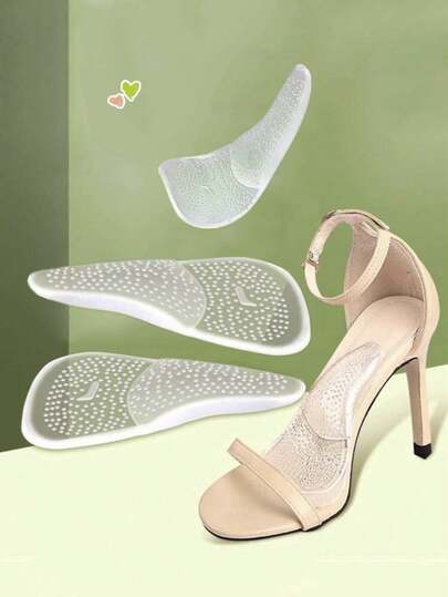 Soft Anti-Slip Forefoot Pads, Reduce Shoe Size, Suitable For Women's High Heels, Shoes, Men's Sneakers, Applicable For Daily Wear, Back To School, Women's Boots Accessories, Outdoor, Sports, Travel, Home, Office, School, Holiday Gifts