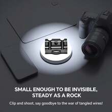 DSLR Camera Cable Lock Clamp, USB Cable Protector Clip For Digital Cameras, Adjustable Cable Holder For Camera Cage And Video Rig, Anti-Loosening Port Protection Mount For DSLR And Mirrorless Cameras, Stable Cable Management Accessory - View 9