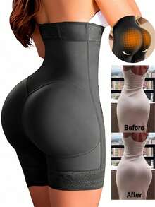 Faja Columbianas High Waist Long Lace Panel Shaping Briefs For Waist Trainer Abdominal Control Body Shaper - 彩色 - 查看 15