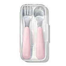 OXO Tot On-The-Go Fork and Spoon Set - Blossom - ColorA - Ver 1