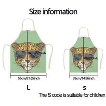 1pc Denim Pattern Apron, Creative Funny Fashion Printed Apron, Home Cleaning Apron, Easy Clean Kitchen Cooking Apron, Creative Home Apron - Multicolor - View 9