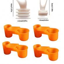 1/4 Piece Heavy Duty Blue Feeder And Waterer With Dual Spouts, Gravity Feed System, Made Of PP Material, Suitable For Parrots, Pigeons, Chickens, Caged And Aviary Birds - Fits Various Bottle Interfaces, Easy To Install, Hygienic And Durable Bird Feeder. - Waterer - View 13