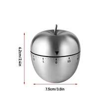 1pc Cute Kitchen Timer, Mechanical Countdown Timer, 60 Minutes, Animal, Egg, Fruit Shaped, Time Management, Baking Fun, Boiling Eggs - Multicolor - View 5