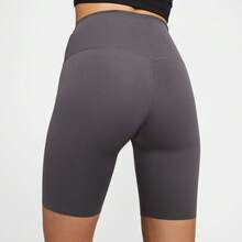 Nike 女士 AS W NK DF ZENVY HR 8英寸短裤紧身裤 DQ6004-036 - 灰色 - 查看 4