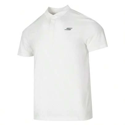Skechers 男士针织短袖 Polo 衫，轻便透气，适合休闲通勤，2026 新款 P226M216-0019