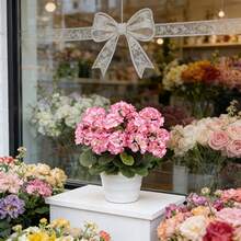 2 Stück künstliche rosa Begonienblumen, geeignet für Zuhause, Hochzeit und Tischdekoration, ideal für Feierlichkeiten und DIY Blumenarrangements, lebensecht und natürlich - Pink - Übersicht 6