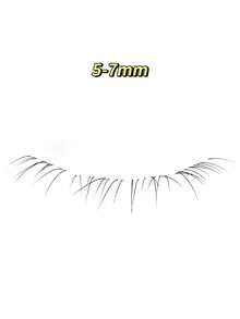 80pcs Segmented C-Curl Thick Volume Super Soft Natural Curling Lengthening Delicate Faux Mink Lashes, 3-In-1 Slouchy Lash Extension, Enlarges Eyes, Suitable For Daily Commute, Reusable, Lightweight & Non-Irritating - View 6