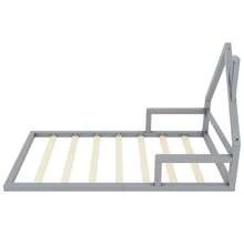Kids Bed Frames, Headboards & Footboards - Grey + Pine + 90cm*200cm - View 7