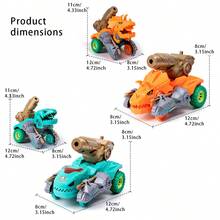 Dinosaur Transformation Launcher, Interesting Dinosaur Toy, Realistic Dinosaur Toy, Multi-Player Interactive Toy - Multicolor - View 13
