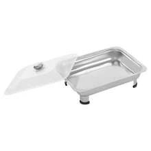 OUKANING 4PCS Buffet Dish Trays, Food Plate Server, Chafing Dish Serving Tray - 1 - 查看 8
