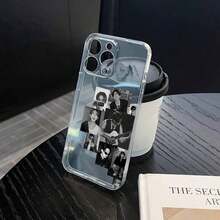 1pcKorean Popular Group E-EnhypenS Phone Suitable 17, 16e, 16, 15, 14, 13, 12, 11 Pro, XR XS X & 8 Plus Transparent TPU Soft Back Cover, Phone, Charging, Anime Style, Y Phone Accessory, Durable Material, Lightweight Cover, Protective Cover, Young Adults, Anime Fanschristmasfall Phone Casephone 17halloween Accessories - 混合顏色 1 - 查看 6