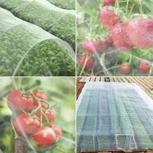 Customizable High-Density Mesh Gardening Insect Net, Greenhouse Vegetable Protective Net, Thick Vegetable Cover Net, Ground Cover - White - View 7