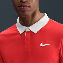Nike 男士 AS M NKCT DFADV SLM LS POLO RGPOLO 针织翻领短袖衬衫 TIB8142-696 - 紅木色 - 查看 6