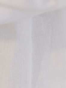 女婴圆领褶皱蝴蝶结缎面可爱生日派对蛋糕蓬蓬公主裙，适合婚礼花童，不含头饰 - 白色 - 查看 11