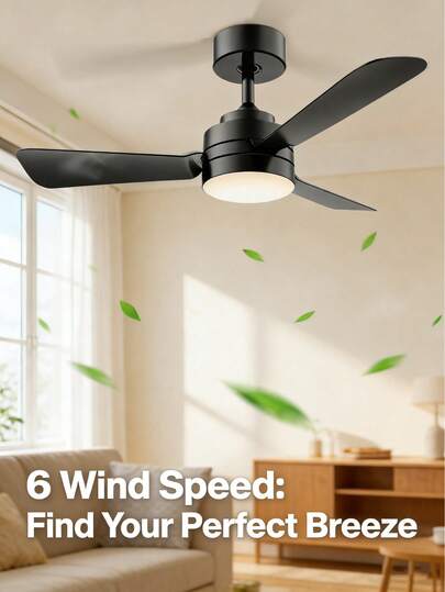 Ceiling Fans With Lights, 28" Small Ceiling Fan Light, Easy-To-Install Ceiling Fans With Light And Remote,3000-6500k, Dimmable, Small Ceiling Fan For Bedroom/Kitchen/Garage.