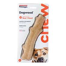 Pupstages Dogwood Dog Chew Toy Real-Wood Blend Natural Flavor And Texture Moderate Chewers Large 8" - Gói lớn gồm 1 sản phẩm - Xem 2
