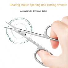 1pc Stainless Steel Silvery Dead Light Beige Pliers - Tool For Trimming Hand & Foot Dead Light Beige, Thorns & Nails, Multi-Functional As Cuticle Cutter & Trimmer, Rust-Resistant Metal For Durability, Sharp Precision Tips For Clean Cuts - Silver - View 7