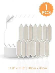 1/10/20PCS PVC Matte Peel And Stick Wall Sticker, Decorative Wall Sticker, Waterproof Tile Wall Sticker, Self-Adhesive, For Bathrooms, Living Rooms, RVs, Short-Term Rentals, Etc., Interior Wall Decoration - A - View 19