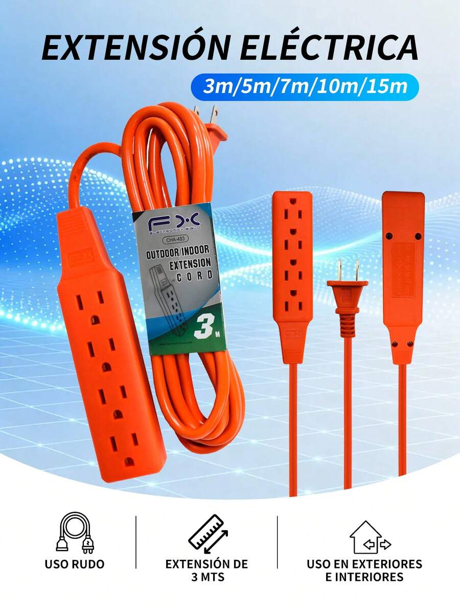 Extension Cords - 3 Meters - View 1