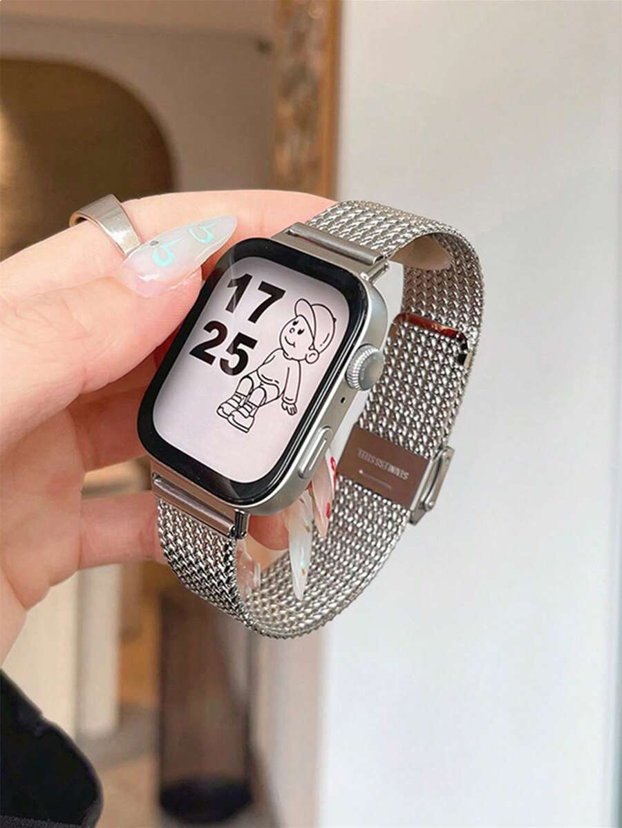 1条金属表带，适用于华为Watch Fit 1/Fit 2/Fit 3/Fit 4/Fit 4 Pro智能手表表带