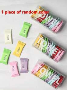 Khăn giấy du lịch, dùng một lần, dạng nén, đóng gói riêng lẻ, hộp nhiều màu, khăn mặt bằng cotton dày và lớn hơn, tiện dụng cho sử dụng hàng ngày tại nhà và khi cắm trại ngoài trời. - Nhiều màu - Xem 11