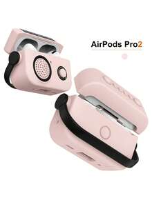 1pc Bluetooth Radio Protective Case, Suitable For Airpods 4 Apple Bluetooth Earphones, Creative Retro Silicone Flip Cover, Pro 2 Soft Protective Case, Unisex Versatile - Multicolor - View 6