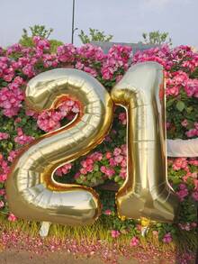 40 Inch Large 18th Birthday Number Balloon Candy Color 21st Birthday Number Balloon 1 Free Accessory 18th Birthday, 21st Birthday Party Decoration Scene Arrangement 18th 21st Photo Props - 18th Birthday - View 28