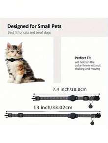 Pet Cat GPS Tracking Collar Set, With Locator And Silicone Protective Case, GPS Smart Anti-Lost Tracker, Real-Time Tracking, No Installation Required, Only Compatible With IOS Devices, Waterproof Pet Safety Locator, Anti-Theft Pet Location Tracker - Multicolor - View 5