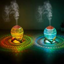 Crystal Ball Humidifier, Colorful Night Light, Creative Mute Mist Humidifier With Timing, Auto Power Off Safety Protection, Adjustable Mist Angle, USB Powered - 1PC - View 8