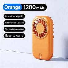 SULVGO 1200mAh Rechargeable Mini Portable Handheld Fan, Small Personal Battery Powered Handheld Portable Fans For Hand Held Travel, Slim Cordless, 5-Speed - Multicolor - View 16