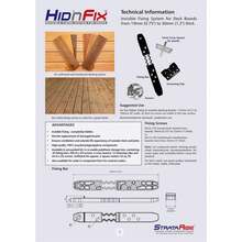 StrataRise Hid'nFix Invisible Fixing System For Wooden Decking Boards 19 To 30mm - C - View 3