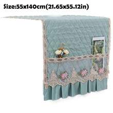 55x140cm Refrigerator Dust Cover Cabinet Decoration Cover Multifunctional Washing Machine Microwave Soft Cover Towel - Multicolor - View 4