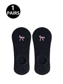 1/5/10双装男士隐形乐福鞋袜，黑/白/灰低帮防滑袜 - 彩色 - 查看 14